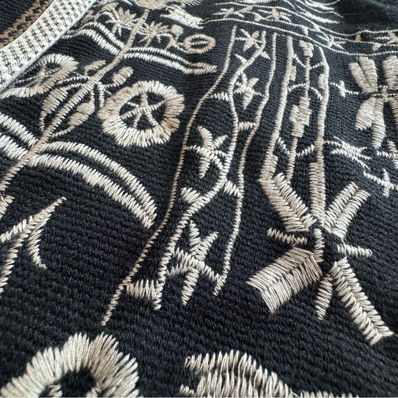 Johnny Was BIYA Mila Knit Midi Cardigan Embroidered Magnetic Snap Button Front - Picture 12 of 14